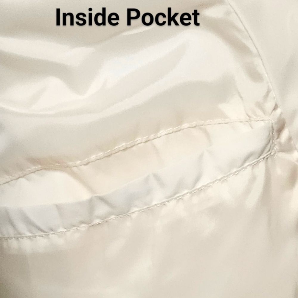 FABLETICS 1X Ivory essential cropped hooded Puffer Jacket NWT - Picture 8 of 16